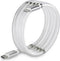 Renkforce USB-kabel USB 2.0 USB-C stekker, Apple Lightning stekker 2.00 m Wit TO-6886782