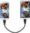 Renkforce USB-kabel USB 2.0 USB-micro-B stekker, USB-micro-B stekker 15.00 cm Zwart Met OTG-functie, SuperSoft-mantel