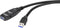 Renkforce USB-kabel USB 3.2 Gen1 (USB 3.0 / USB 3.1 Gen1) USB-A stekker, USB-A bus 15.00 m Zwart RF-4598348