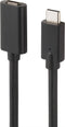 Renkforce USB-kabel USB 3.2 Gen2 (USB 3.1 Gen2) USB-C stekker, USB-C bus 2.00 m Zwart PVC-mantel RF-4755222