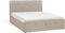 RENNES - Bed met opbergruimte - Beige - 140 x 200 cm - Polyester