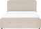 RENNES - Bed met opbergruimte - Beige - 140 x 200 cm - Polyester