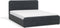 RENNES - Bed met opbergruimte - Donkergrijs - 140x200 cm - Polyester