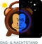 Alecto BC100MONKEY - Slaaptrainer Nachtlamp Wekker - Draadloos - Monkey