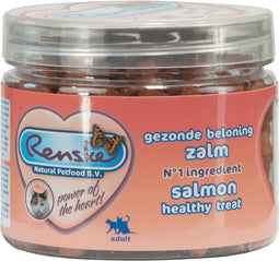 Renske Kat Beloning Hartjes 100 g - Kattensnack - Zalm
