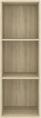 vidaXL - Tv-wandmeubel - 37x37x107 - cm - bewerkt - hout - sonoma - eikenkleurig