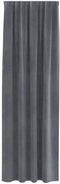 vidaXL - Zwart-out - gordijnen - met - bovenband - 2 - stuks - Super - Lichtgrijs - Velours