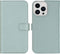 Selencia iPhone 14 Pro Max - Echt Lederen Bookcase - 3 Pashouders - Blauw