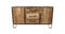 Sideboard Hayward - 150x45x85- naturel/donkergrijs - mangohout/ijzer