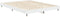 vidaXL - Bedframe - LED - massief - hout - wit - 140x190 - cm