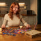 UNIDRAGON Houten Puzzel Voor Volwassenen Woosaic - Hologram Leeuw - 500 stukjes - 38x28 cm