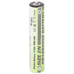Replacement battery suitable for Sanyo Lithium Battery CR12600SE Size 2N, FDK CR12600SE 3 Volt 900mA