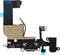 Replacement Charge/Data Connector incl. Flex Cable for Apple iPhone 5 Black OEM