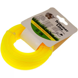 Replacement trimmer line/mowing line for Bosch, Makita, Gardena, Husqvarna, etc. 2.4mm 15m yellow