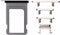 Replacement Volume Keys incl. Silent Switch for Apple iPhone X Silver OEM