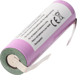 Replica accu geschikt voor de Bosch Ciso accu 3,6 tot 3,7 volt capaciteit max. 2600 mAh met soldeertags voor zelfmontage