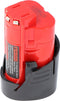 Replica-batterij geschikt voor de Milwaukee M12 B2 12V Li-Ion batterij 4932430064, 12 volt met 2500 mAh
