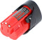 Replica-batterij geschikt voor de Milwaukee M12 B2 12V Li-Ion batterij 4932430064, 12 volt met 2500 mAh