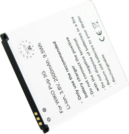 Replica-batterij geschikt voor de Wiko Pulp 3G-batterij 5251, afmetingen 76,95 x 59,95 x 4,20 mm
