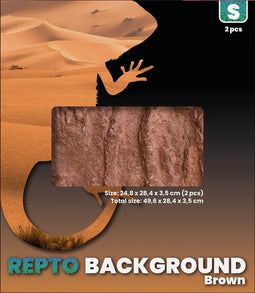 Repto Background Brown - Terrarium Achterwand