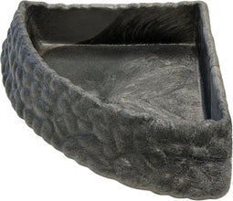 Repto Deco Corner Dish Grey - Terrarium Waterbak Hoek
