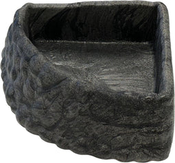 Repto Deco Corner Dish Grey - Terrarium Waterbak Hoek
