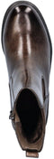 TAMARIS Core Dames Biker Boots - Metallic lak effect - Bruin