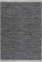 Atlas Grey Vloerkleed - 140x200 - Rechthoek - Laagpolig Tapijt - Industrieel - Antraciet, Grijs