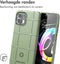 iMoshion Hoesje Geschikt voor Motorola Edge 20 Lite Hoesje Siliconen - iMoshion Rugged Shield Backcover - Groen