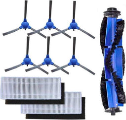 Reserve Onderdelen Set Geschikt Voor Eufy By Anker Robovac 11S/30/30C/12/35C - HEPA Filter / Borstel / Zijborstel Set - 9 Delig