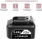 Reserveaccu - Vervangingsbatterij - Geschikt voor Makita BL1021B & BL1041B - Met Display Indicator