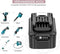 Reserveaccu - Vervangingsbatterij - Geschikt voor Makita BL1021B & BL1041B - Met Display Indicator