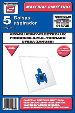 Reservezak voor Stofzuiger Tecnhogar 177Y5 (5 uds)