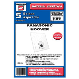 Reservezak voor Stofzuiger Tecnhogar 915711 (5 uds)