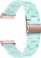 Resin Bandje Geschikt Voor Fitbit Versa 3, Sense - Lichtblauw