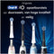 Oral-B iO Gentle Care - Ronde opzetborstels - 4000 zachte borstelharen - Zwart (8 stuks)