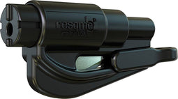 ResQme® Noodhamer - Sleutelhanger - Origineel - Reddingshamer - Auto Hamer - Zwart