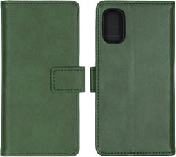iMoshion Hoesje Geschikt voor Samsung Galaxy A41 Hoesje Met Pasjeshouder - iMoshion Luxe Bookcase - Groen