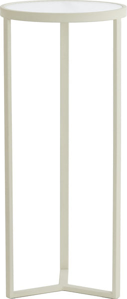 Retiro pilaar Ø35x80 cm - rib glas/crème