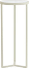 Retiro pilaar Ø35x80 cm - rib glas/crème