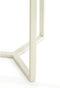 Retiro pilaar Ø35x80 cm - rib glas/crème