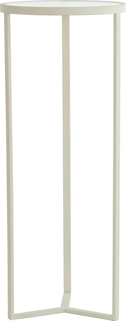 Retiro pilaar Ø40x100 cm - rib glas/crème
