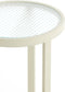 Retiro zuil Ø30x60,5 cm - helder rib glas/crème