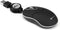 Retractable Optical Mouse NGS NGS-MOUSE-0973 1000 dpi Black Black/Grey