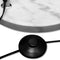 Retro design Booglamp - Staande Vloerlamp - Zilver - Opaalwit