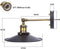 Retro Hoexs - Wandlamp - Vintage Lamp voor Binnen - Industriële Stijl met Hout en Metaal - E27 Fitting - Katrol Design