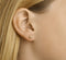 Sparkle14 Bol oorknoppen - 4 mm - 14K goud