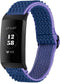 imoshion Elastisch nylon bandje - Geschikt voor Fitbit Charge 4, Charge 3 - Donkerblauw - One Size