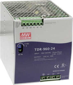Mean Well TDR-960-24 - DIN-rail netvoeding 24 V/DC 40 A 960 W - 1 uitgang