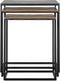 Reuring wonen salontafels Antique Tricolore Sidetable 65 Set van 3